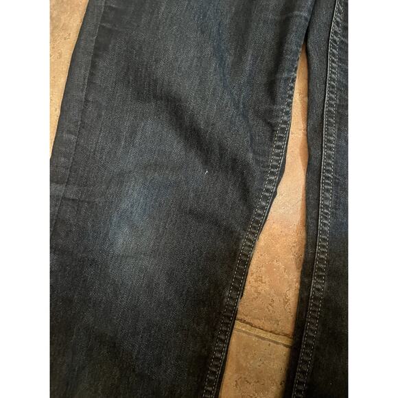 Lands End 30 Stretch Canvas Dark Blue Lightweight Super Skinny Denim Ankle Jeans - Picture 4 of 13